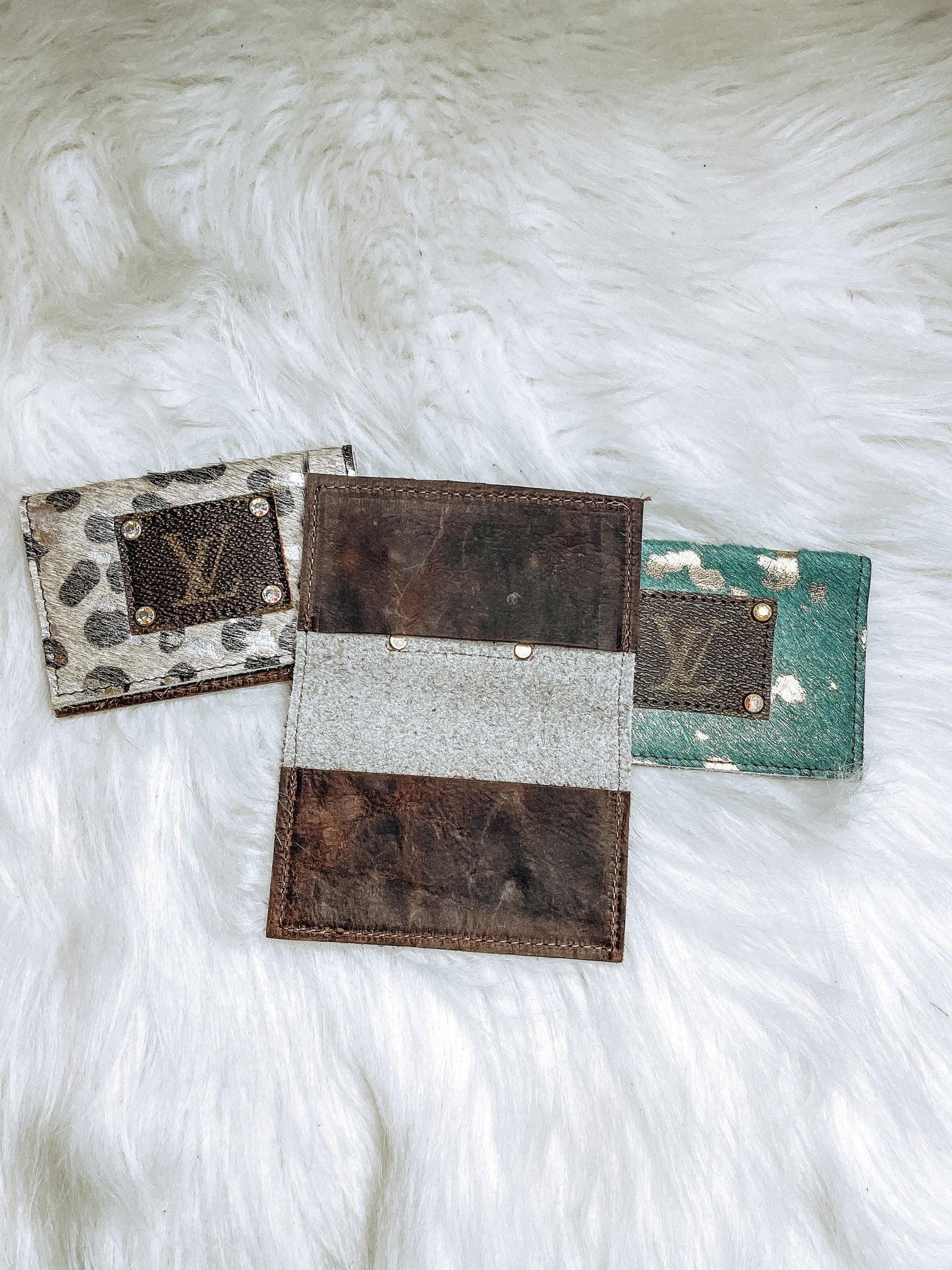 Repurposed / Upcycled Louis Vuitton Card Holders